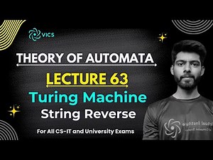 63- String Reverse Turing Machine | String Palindrome