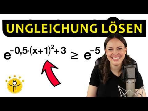 Schwere Ungleichung mit e-Funktion lösen –Schritt für Schritt erklärt
