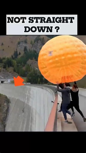 Why This Ball Refuses to Fall Normally?#physics #science #experiment #bernoulli #shorts#satisfying