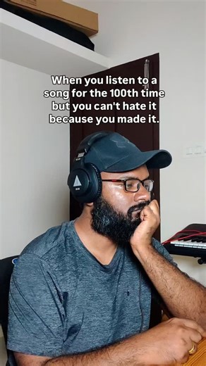 Ramdas Nair on Instagram: "Music production is basically a game of how long you can repeat your own song."