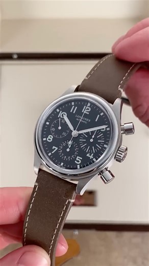 Watchfinder & Co. on Instagram: "Unbeatable Value: Longines Avigation BigEye Unboxing Here, we're unboxing the Longines Heritage Avigation BigEye Chronograph, a watch that brings asymmetry, history, and serious wrist presence, all without wrecking your bank account, costing around £2,000 pre-owned. Vintage vibes, pilot cred, a reliable build and movement, along with a highly legible display... what’s not to love about the Avigation BigEye? Featured Watch: Longines Heritage Avigation BigEye Chron