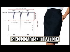 A Very Detailed Basic Skirt Pattern That Can Be Used For Any Skirt Designs | Pattern Tutorial