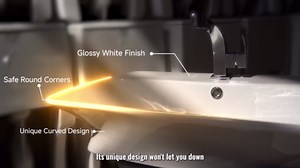 24''W x 17''D Matte Black Floating Sink with 4-inch 3 Faucet Holes Los Flexi 24 Inch Vessel Bathroom Sink with Curved Design & Overflow, Wall Hung Sinks Include Pop-up Drain And 2 Covers