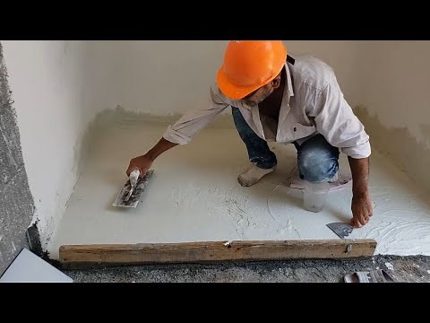 ¡PISO PULIDO CON CEMENTO BLANCO Y ESTUCO!