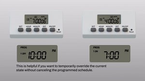 BN-LINK Indoor Digital Timer Outlet,24 Hour Light Timer Easy Programmable,Mini 2 Prong Plug in Timers for Electrical Outlets,Lamps,Fans,2 On/Off Programs,2 Pack,15A/1875W, ETL Listed