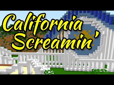 Minecraft Disneyland - California Screamin'