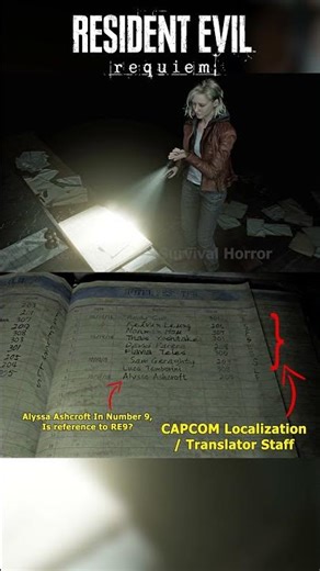 VERONICA In WRENWOOD - RESIDENT EVIL REQUIEM Easter Egg #ResidentEvil #ResidentEvilRequiem