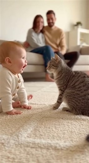 The Baby Started Talking Like the Cat 😳🐱 FurReal | FurReal