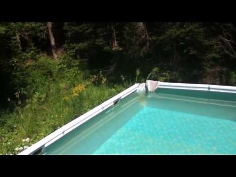 Fuite piscine, réparation d'un bassin d'eau à la maison avec colle miracle