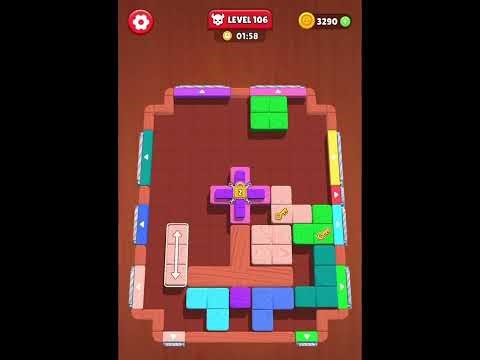 Screw Block Escape / Wood Block Escape – Level 106 Walkthrough 🧩🔩✨