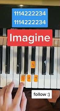 Imagine John Lennon Easy Piano Tutorial