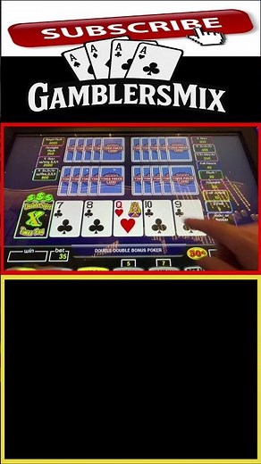 Straight Flush Does The Trick On Double Super Times Pay #videopoker #gamblersmix