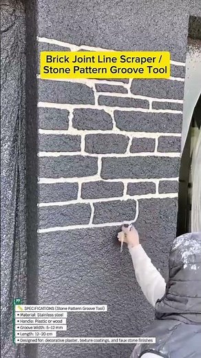 Stone Wall Illusion Painting Trick | Satisfying Wall Texturing #DIY #StoneLook #HomeDesign