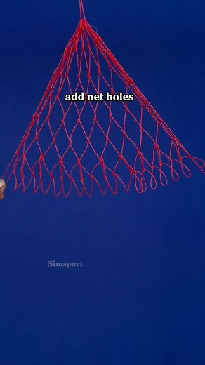 increase the number of holes for the casting net #castnet #net #knot | Nandang Safaat
