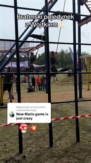 Mario Enjoys His Military Workout