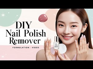 How to Make Your Own Nail Polish Remover | Effective DIY Formula for Healthy Nails