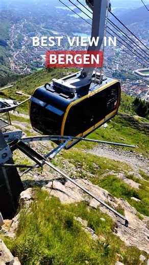 Ride Above Bergen in 5 Minutes! 🚠 | Ulriken Cable Car