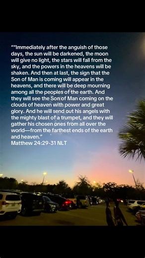 ““Now learn a lesson from the fig tree. When its branches bud and its leaves begin to sprout, you know that summer is near. In the same way, when you see all these things, you can know his return is very near, right at the door. I tell you the truth, this generation will not pass from the scene until all these things take place. Heaven and earth will disappear, but my words will never disappear.” ‭‭Matthew‬ ‭24‬:‭32‬-‭35‬ ‭NLT‬‬ #jesus