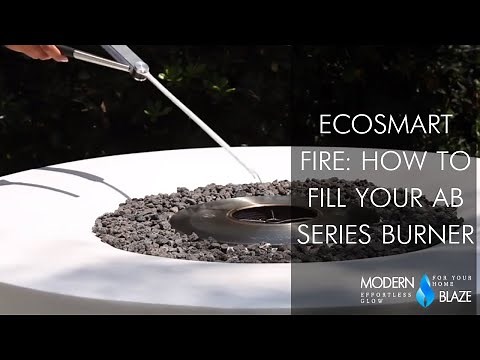 EcoSmart Fire: How to Fill your AB Series Burner