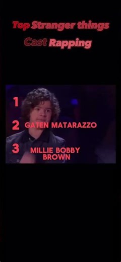 Stranger things cast rapping moments, lets see if we can get to 500 likes😜🙂