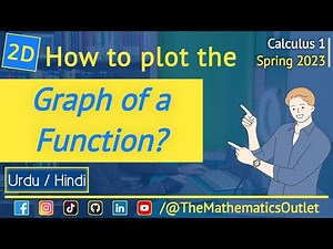 How to plot graph of a function | Draw the graph of a function || Lec 2D