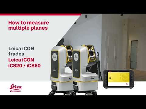 Leica iCON trades | How to measure with multiple planes