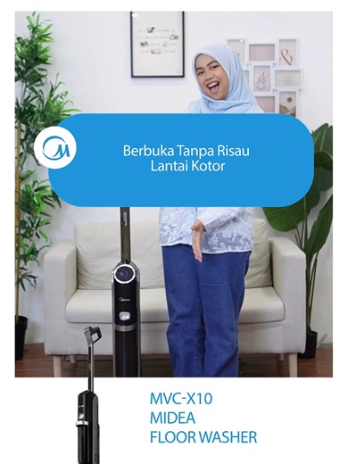 No time to clean but tetamu coming? 👀 Wash & dry in one go ✨ Stress level turun terus 😌 #MideaMalaysia #MakeYourselfAtHome #MideaFloorWasher #MVC-X10 #FloorWasher #WorldClass #Warranty #TikTokShop #FYP #Ramadan #OpenHouseMood #EasyCleaning #BusyLife #HomeUpgrade