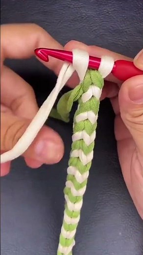 Crochet Two Colors I-Cord #crochet #icord