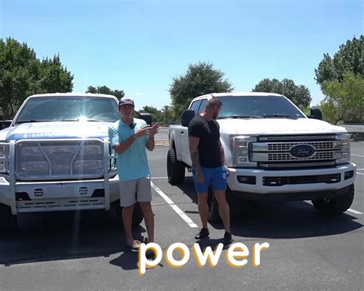 Tuned vs Stock 6.7L Powerstroke which one do you like more #powerstroke #powerstrokecentral #67powerstroke