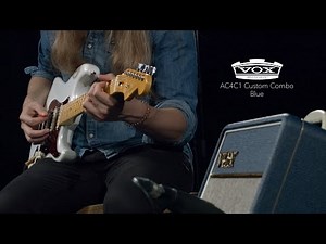 Vox AC4C1 Custom Combo, Blue | Gear4music demo