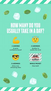 We're curious – how many lozenge do you take in a day? Is one enough or you love a consistent flow of refreshing through out the day? Let us know! #FishermansFriendMalaysia #Strong #Refreshing #Boosts #Cooling #Mint #engagement #dailyboost | Fisherman's Friend Malaysia