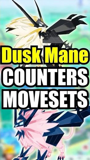 Dusk Mane Necrozma's TOP 7 Raid Counters & Movesets! [Full Guide&Tips] #pokemongo #shorts #necrozma