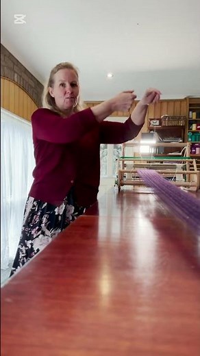 Direct warping my Lojan Flex Table loom for the first time! #weavingloom