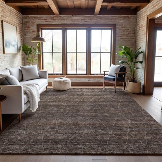 Reviews for Addison Rugs Mayfield Premium Machine Washable Abstract AMF1165 Coffee 10 ft. x 14 ft. Area Rug | Pg 1 - The Home Depot