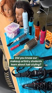 Did you know that our Makeup Artistry students not only learn makeup skills and techniques, but they also learn how to style hair, perform esthetics services and more!? This course is perfect for someone wanting to learn and use a variety of skills in the beauty industry! | Clary Sage College | Facebook