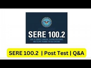 Sere 100.2 Post Military Test | Q12: The Code of Conduct explains your duty to escape and aid