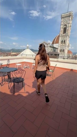 The best roof terrace with view in Florence Italy 🇮🇹