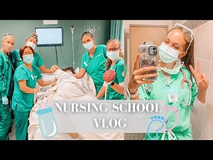 OB NURSING SCHOOL VLOG // labor & delivery clinical + OB sim lab