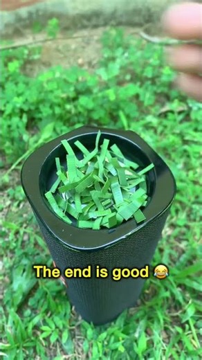 Bass test speaker green leaves 🍃