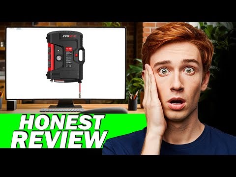 Ecomax Wall Mount Air Compressor Review • Oil-Free Tire Inflator With Retractable Hose