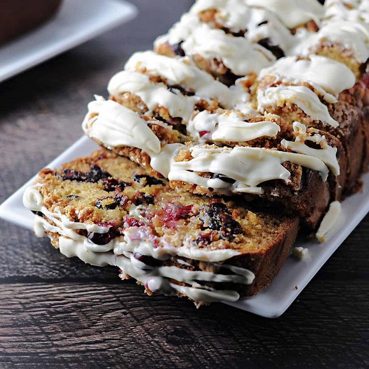 Eggnog Cranberry Bread