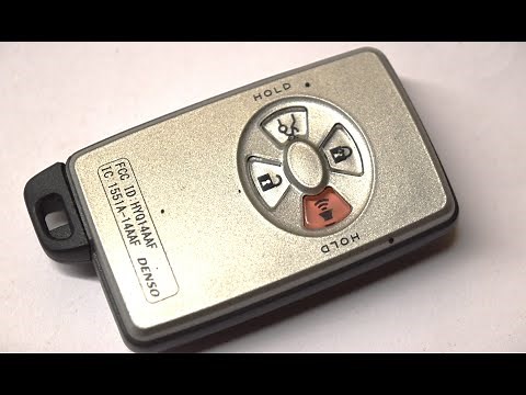 2005-2007 Toyota Avalon Key Fob Battery Replacement - EASY DIY