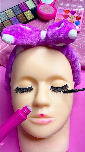 ASMR Satisfying Mannequin Makeup Things Skincare Sounds Video No talk Mask Relax