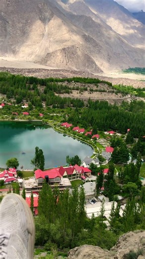Shangrila Resort and its beautiful lake #mountains #nature #viralshorts #viralvideos