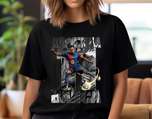 Soccer Player PNG Shirt Design: Raphinha Comic T-shirt Sublimation, DTF Transfer (digital Download) - Etsy
