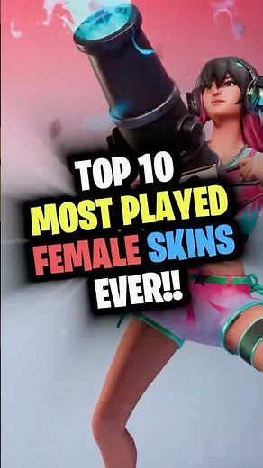 The Female Skins EVERYONE Is Using in Fortnite! 💃