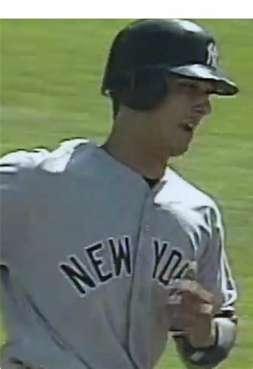 Jorge Posada Hits First Major League Home Run