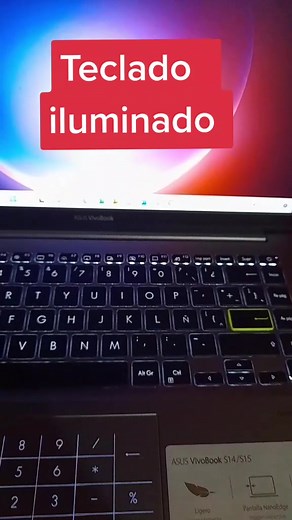 Activa tu teclado iluminado #asus