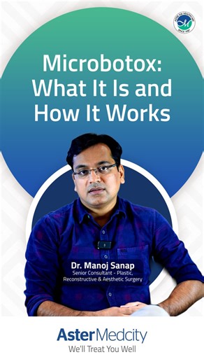 Aster Medcity | Microbotox and how it works Microbotox involves tiny injections that focus on skin quality rather than muscle movement Dr. Manoj Sanap -... | Instagram