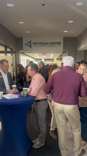 Auburn Hills Chamber on Instagram: "Big thanks to Michigan United Credit Union for hosting our first Java with Jean of the year. Huge shoutout to our members who braved the freezing temps to join us..proof that coffee + networking > cold ❄️🥶🤝☕️ Thanks to Paul Dries of Edward Jones and Unicom Solutions for sponsoring each month. #auburnhillschamber #networking #coffee #auburnhills #creditunion"